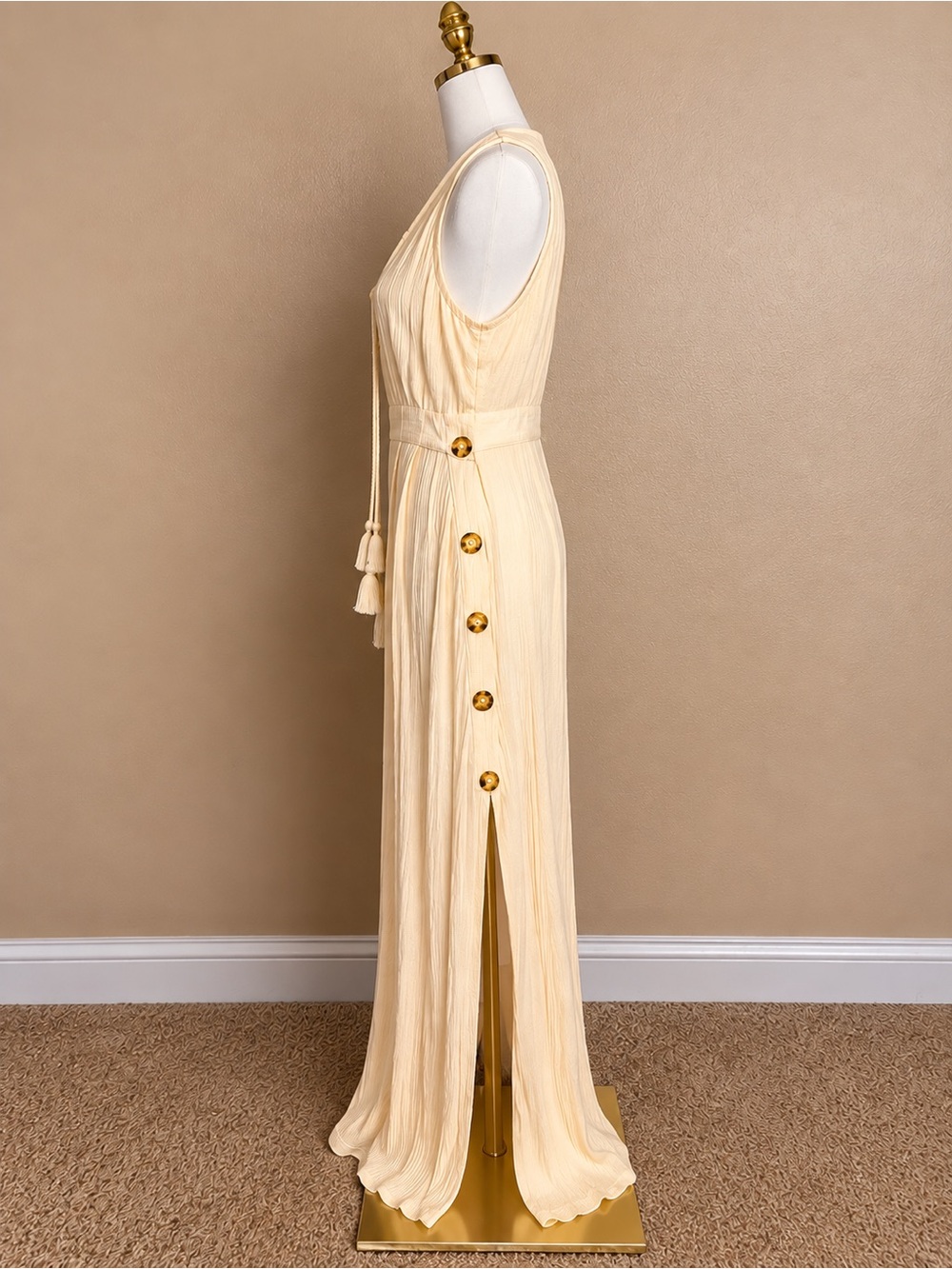 Flying Tomato Cream Jumpsuit medium - Picture 3 of 5